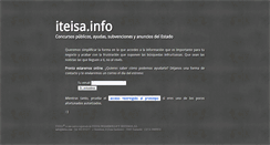 Desktop Screenshot of iteisa.info